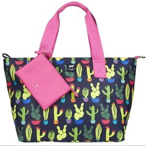 Dabney Lee Cactus Large Zip Carryall Tote & Clutch